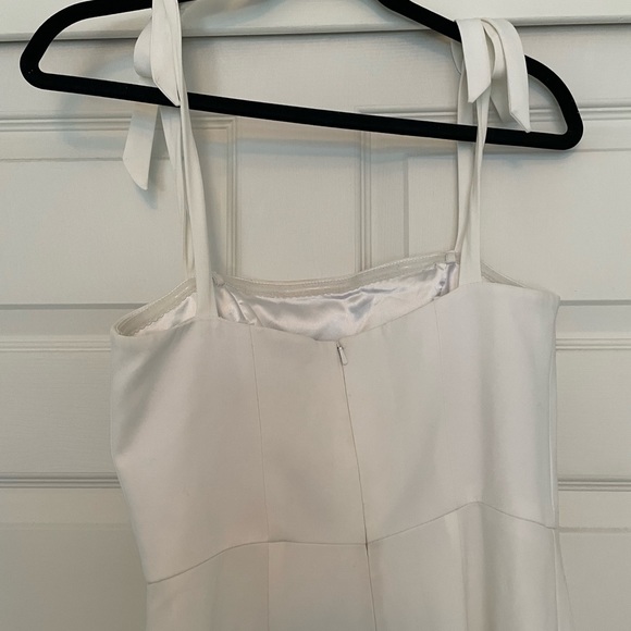 EUC worn once! BHLDN Theia jumpsuit size 4 in trinity white - Picture 5 of 7